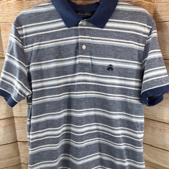 Brooks Brothers Men's Golf Polo Shirt Size MD - Picture 1 of 5
